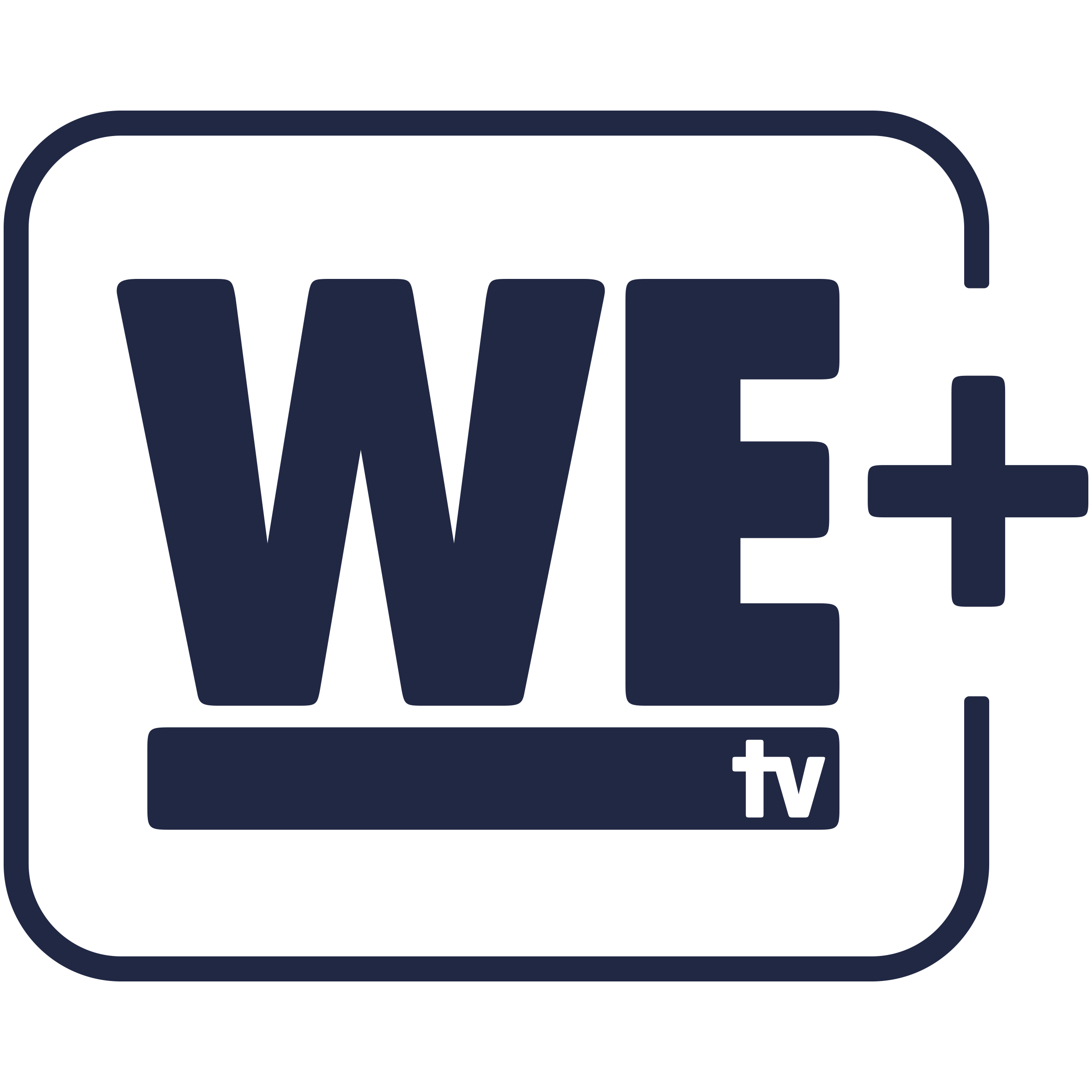 We TV+ logo